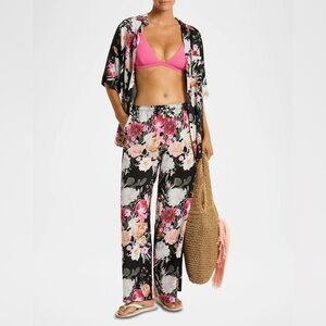 Sea Level Swim Women’s Aloha Floral Button-Front Shirt, Size Large, $145